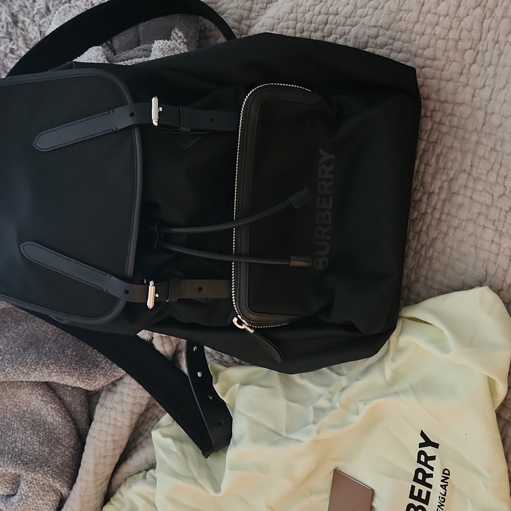 Burberry aviator backpack used great condition